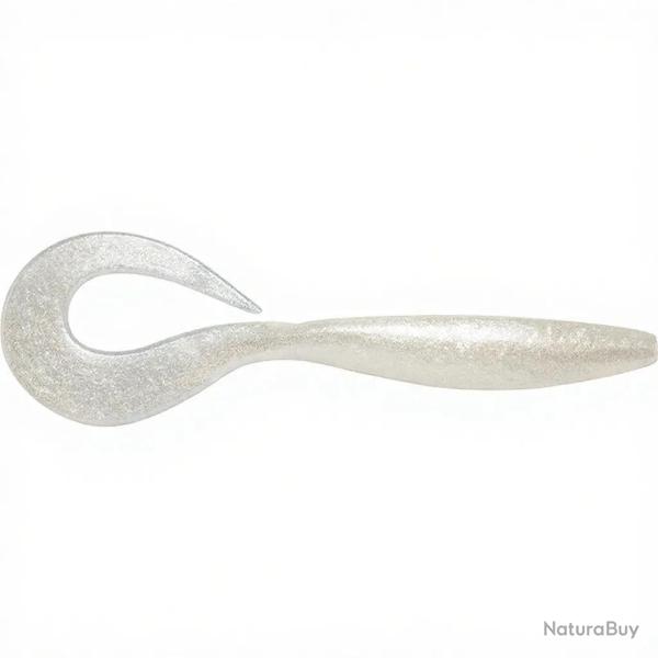 Leurre souple SAWAMURA One up curly 3.5 027 Silky white