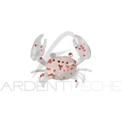Leurre souple NIKKO Super little crab UV Clear red flake 352