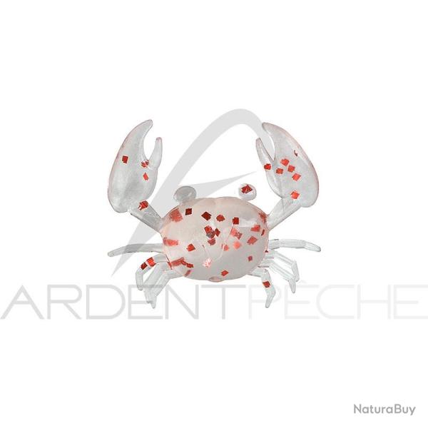 Leurre souple NIKKO Super little crab UV Clear red flake 352