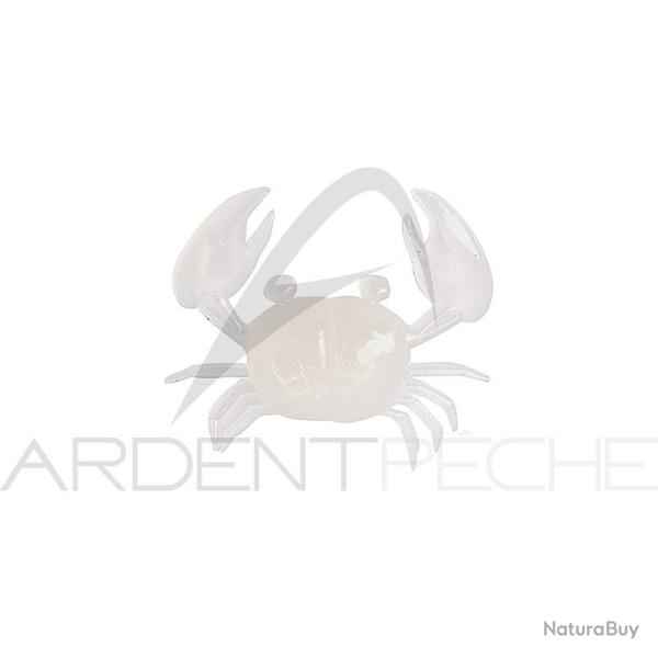 Leurre souple NIKKO Super little crab Glow White 354