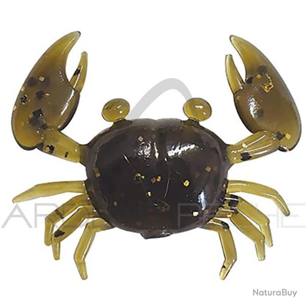 Leurre souple NIKKO Super little crab Green Glow flake 355