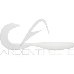 Leurre souple MEGABASS X Layer curly 3.5 Solid White