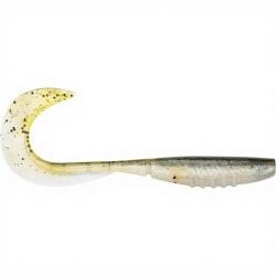 Leurre souple MEGABASS X Layer curly 3.5 Green Pumpkin shad