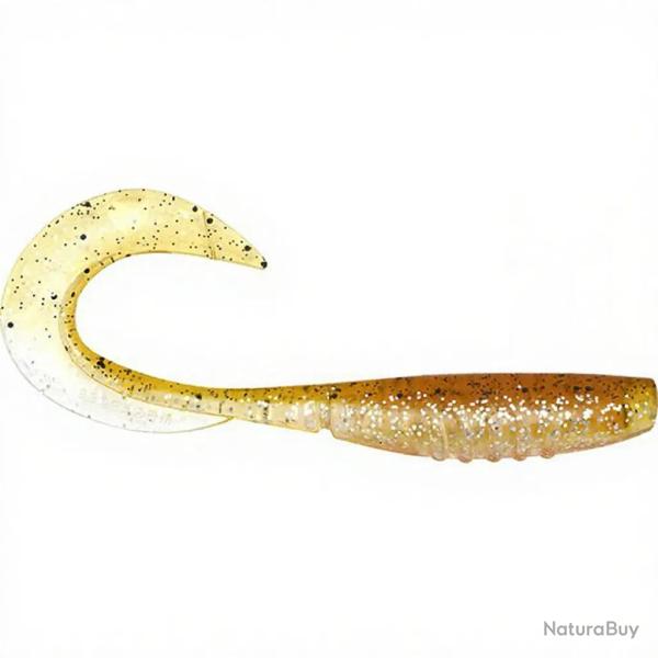 Leurre souple MEGABASS X Layer curly 3.5 Albino