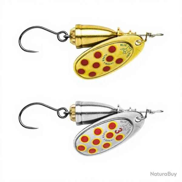 Cuiller BLUE FOX Vibrax hot pepper hame�on simple n�2 GYR