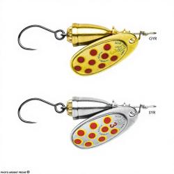 Cuiller BLUE FOX Vibrax hot pepper hame&ccedil;on simple n&deg;3 SYR