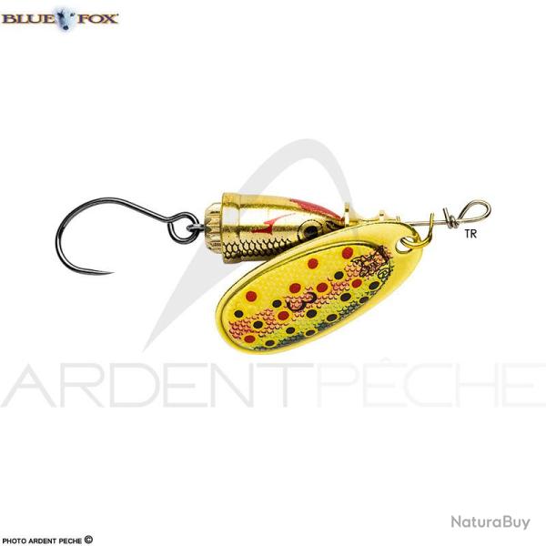 Cuiller BLUE FOX Vibrax shad hame�on simple TR n�3