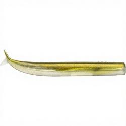 Leurre souple FIIISH Crazy sand eel corps 180 Kaki