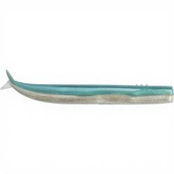 Leurre souple FIIISH Crazy sand eel corps 220 Bleu nacr&eacute;