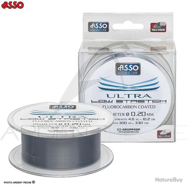 Fils nylon ASSO Ultra low stretch 150m � 0.28mm
