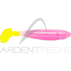 Leurre souple BASS ASSASSIN Crappie dapper 269 Pink/Limetreuse tail