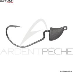 T&ecirc;te plomb&eacute;e SCRATCH TACKLE Finess nose jig head 2.5g H2/0