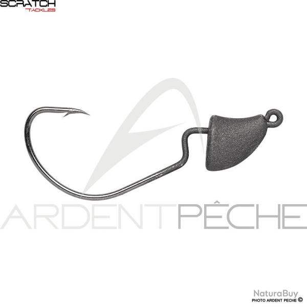 T�te plomb�e SCRATCH TACKLE Finess nose jig head 3.5g H2/0