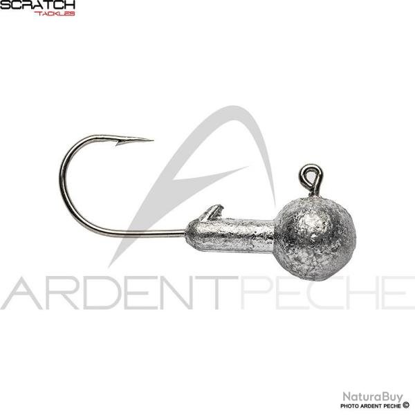 T�te plomb�e SCRATCH TACKLE Aiko round jig head 5g H2