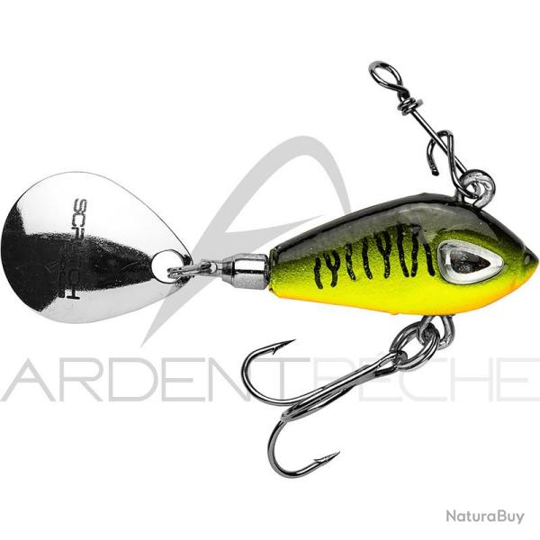 Poisson nageur SCRATCH TACKLE Jig vera spin 10g FTDN Fire tiger/Dos noir