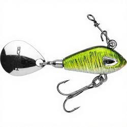 Poisson nageur SCRATCH TACKLE Jig vera spin 10g ADG Ablette dos vert