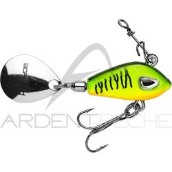Poisson nageur SCRATCH TACKLE Jig vera spin 21g FTDG Fire tiger/Dos vert
