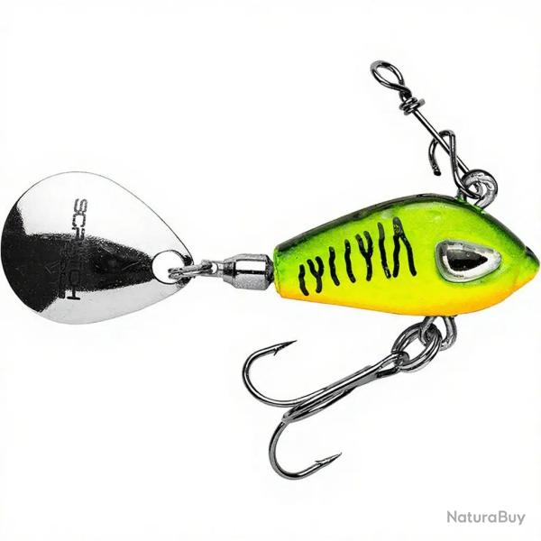 Poisson nageur SCRATCH TACKLE Jig vera spin 21g FTDG Fire tiger/Dos vert