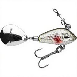 Poisson nageur SCRATCH TACKLE Jig vera spin 21g ADN Ablette dos noir