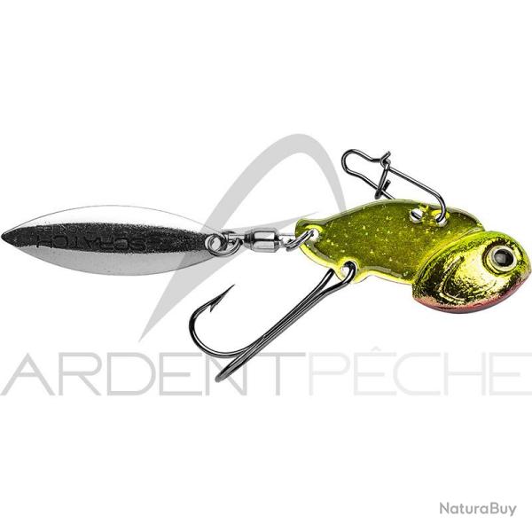 Lame SCRATCH TACKLE Jig vera spin shallow 10g ADG Ablette dos vert