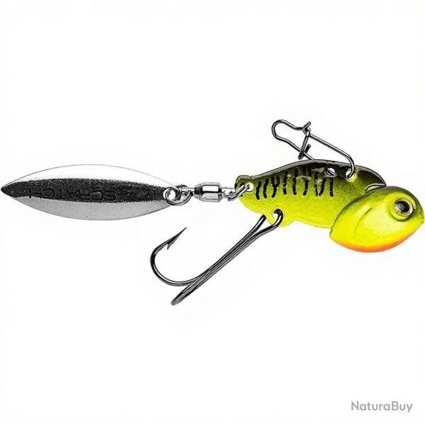 Lame SCRATCH TACKLE Jig vera spin shallow 21g FTDN Fire tiger/Dos noir