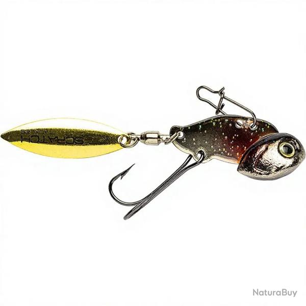 Lame SCRATCH TACKLE Jig vera spin shallow 21g ADN Ablette dos noir