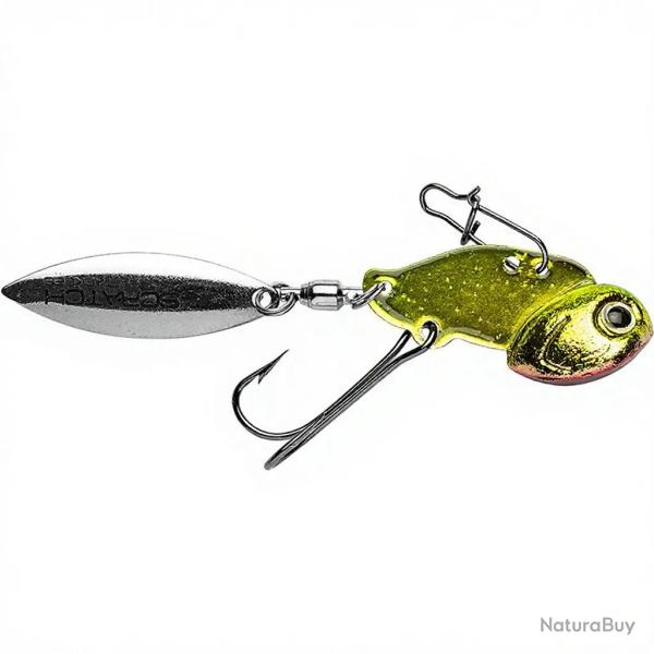 Lame SCRATCH TACKLE Jig vera spin shallow 21g ADG Ablette dos vert
