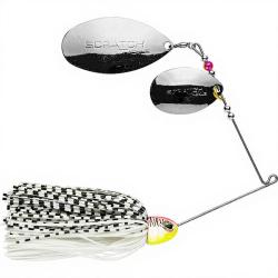 Spinnerbait SCRATCH TACKLE Altera grande 84g WFT Blanc fire tiger