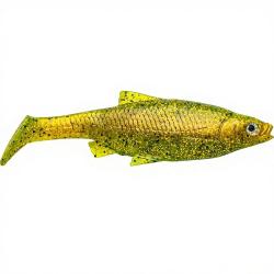 Leurre souple SAVAGE GEAR Roach paddle tail 75 Muddy roach
