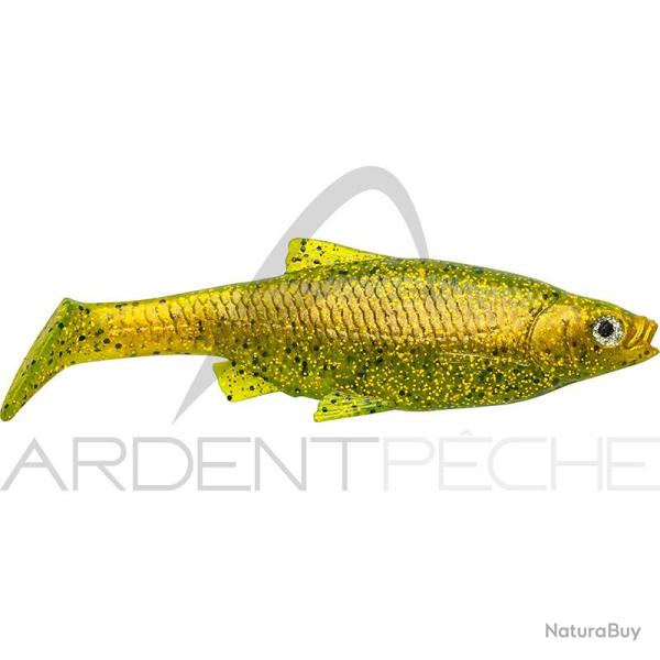 Leurre souple SAVAGE GEAR Roach paddle tail 75 Muddy roach