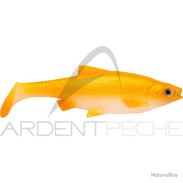 Leurre souple SAVAGE GEAR Roach paddle tail 75 Goldfish