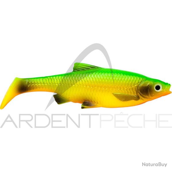 Leurre souple SAVAGE GEAR Roach paddle tail 100 Firetiger