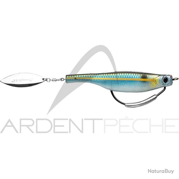 Leurre souple HYPERLASTICS Dartspin pro 5 1/2 Blue Back sliver