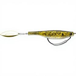 Leurre souple HYPERLASTICS Dartspin pro 5 1/2 Bunker Gold