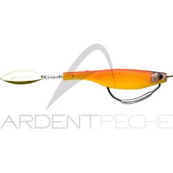 Leurre souple HYPERLASTICS Dartspin pro 5 1/2 Sunset Gold