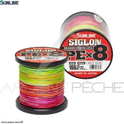Tresse SUNLINE Siglon braid 8X Tuna broume 450m PE12 (0.57mm)
