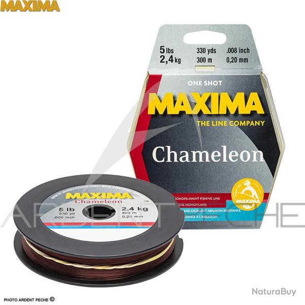 Fils nylon MAXIMA Chameleon one shot 300m � 0.37mm