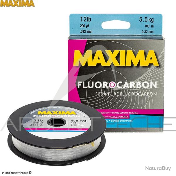 Fil fluorocarbone MAXIMA Fluorocarbon 180m � 0.60mm