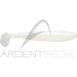 Leurre souple GAN CRAFT Bariki shad 4.8 05 Pearl white