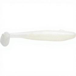 Leurre souple GAN CRAFT Bariki shad 4.8 05 Pearl white