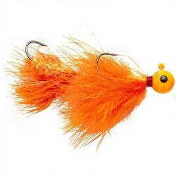 Bucktail jig SIERRA SPOON Jig articulated 14g Orange