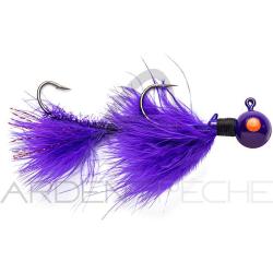 Bucktail jig SIERRA SPOON Jig articulated 14g Purple