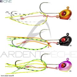 T&ecirc;te plomb&eacute;e K ONE Tenya jigsten GFX 28g 25
