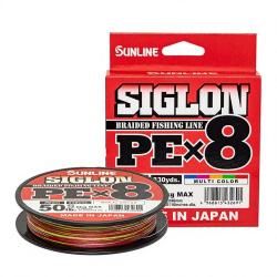 Tresse SUNLINE Siglon braid 8X multicolor 150m PE1.7 (0.223mm)
