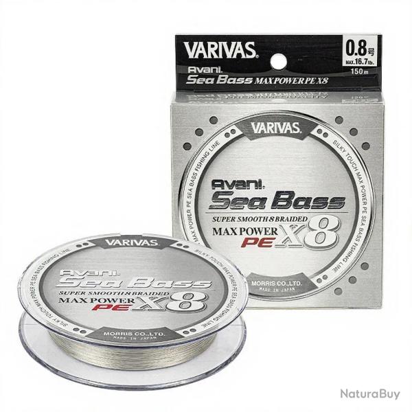 Tresse VARIVAS Avani seabass max 150m PE1.5