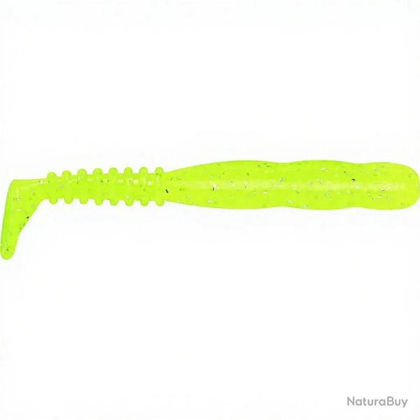 Leurre souple REINS Rockvibe shad 2 129 Glow chart silver