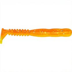 Leurre souple REINS Rockvibe shad 2 B76 Chika orange/Glow chart silver