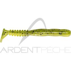 Leurre souple REINS Rockvibe shad 3 B16 Dos vert