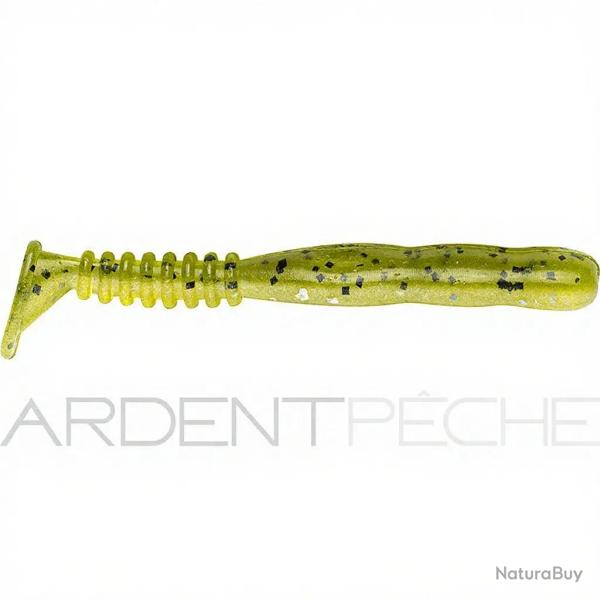 Leurre souple REINS Rockvibe shad 3.5 B16 Dos vert