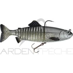 Leurre souple FOX RAGE Replicant jointed 18cm UV Silver bait fish